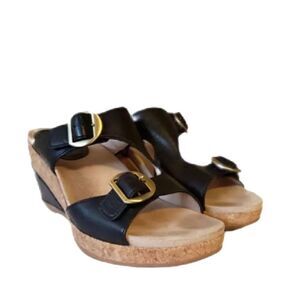 Dansko Carla full grain wedge sandals